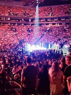 A post by @alexcovavlogs on TikTok caption: @Jonas Brothers KISS CAM by Joe! Phoenix AZ ❤️ 9.6.23 #FiveAlbumsOneNight #JonasBrothers