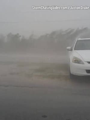 A post by @stormchasingvideo on TikTok caption: #Hurricane #Irma ©StormChasingVideo #SimonBrewer #JustonDrake Original Content From Simon Brewer and Juston Drake shot in Hurricane Irma in 2017 for StormChasingVideo.com  This file is for copyright verification on TikTok due to the massive amount of video piracy on this platform.  #supporttheoriginalcreator