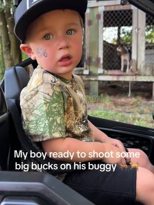 A post by @calebcli386 on TikTok caption: My man ready to run some hounds in his new buggy 🦌🐕😎@@Darcy M