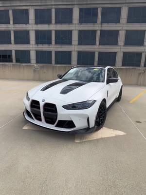 A post by @bmwofcincinnatinorth on TikTok caption: Check out this 2024 BMW M3 CS🔥 This is an absolute beast!  #bmwofcincinnatinorth #bmw #dealershiptiktok #bmwlife #bmwm3cs #bmwm3cs2024 