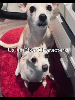 A post by @lucyfur_ocius on TikTok caption: Why do we look rabid?? #pixarfilterchallenge