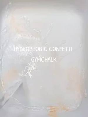 A post by @asmrsalena on TikTok caption: #fyp #hydrophobic #gymchalk #asmr #satisfying 