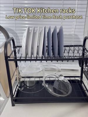 A post by @cool_plane0 on TikTok caption: it‘s easily able to fit many plates and other type of fit many plates and other type of kitchen dish ware! #kitchengadget #dishdrainer #dishrack #kitchenfinds #musthaves #bigsavingdays #spotlight