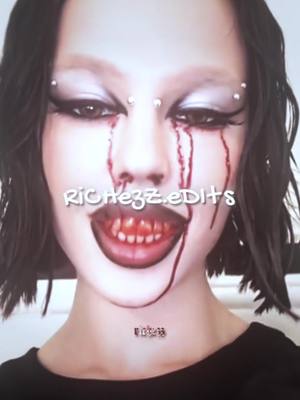 A post by @richezz.edits on TikTok caption: — ❕FAKE BLOOD❕// ac, ib: @shelikescartii // SHE NOT INNOCENT, SHE JUST TRYNA GO FEIN🗣️🤌🏿// я вернулась кстати, вернее, вернула аккаунт, че по отпискам оло, а ещё, этот фит карти и трэвиса>> в общем, все, все важное написала🔛🔝 на самом деле, я забыла чо хотела написать тут💃🏿 // #richezzedits #scamrichezz #рэшка #instasamka #инстасамка #fyp #xyzbca #foryou #foryoupage #viral #trending #рекомендации #fein // @INSTASAMKA 🫶🏿 —