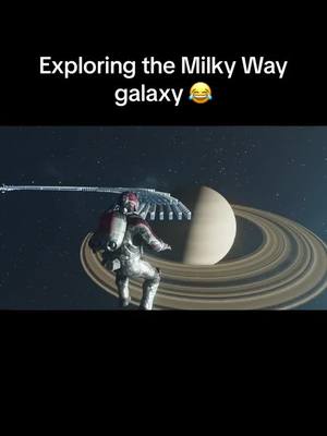 A post by @everythinggamingvideos on TikTok caption: Exploring the Milky Way galaxy (via YT:Dennios) #starfield #starfieldgame #gaming #xbox #xboxseriesx