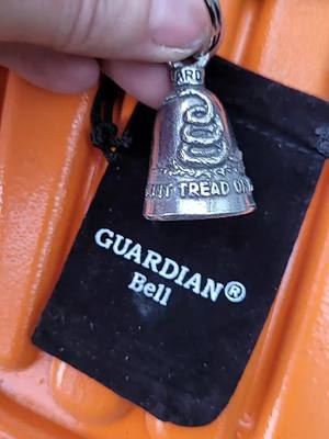 A post by @twisted_kneecap0 on TikTok caption: FREEDOM Ride Sept 16 Silent Auction donation 2 sets with 1 Guardian Bell,  3 patches, FREEDOM earrings and charms @Alberta still-strong&free @farmer134 3.0 @🇨🇦JAMESƑʉͫcͧкͭιͪηͣSOWERY🇨🇦 @tessiesanchezolie @69patriot 