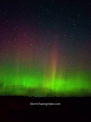 A post by @stormchasingvideo on TikTok caption: Amazing #Timelapse video of the  #northernlights.  This footage was shot in tall screen specificly for our StormChasingVideo.com TikTok channel of the Northern Lights or Aurora Borealis tonight 9/12/2023 over #Minnesota #Spaceweather #strangelightsinthesky