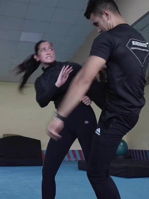 A post by @aanchalus on TikTok caption: Just some friendly kicks and punches! 🥋💥 Not perfect, but definitely a good time😀