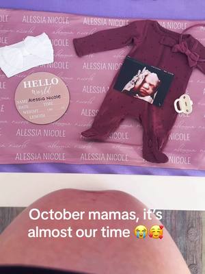 A post by @nicolettex326 on TikTok caption: 🥹 #36weekspregnant #octobermamas #pregnancy