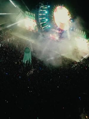 A post by @imaginemusicfestival_ on TikTok caption: We wrote history together last night as we watched the worldwide debut of @subtronics B2B Ganja White Night! #IMF2023 #Oceania 