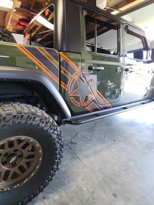 A post by @sargejt on TikTok caption: All cleaned for the weekend.. #smokeyandbandit #jeep #foryoupage #viral #viral #trend #CapCut #ovjc #ohiovalleyjeepclub #alwaysbroke #broke #expensive #gladiator #jeepjtmojave #jeepjt