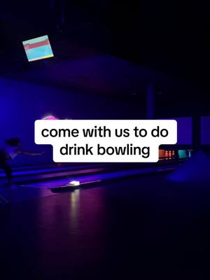 A post by @martintran57 on TikTok caption: well many drinks were drank.  RULES:  - You miss the pins or gutter you drink - you strike or spare everyone has a drink  #bowling #drinking #drinkinggame #drinkbowling