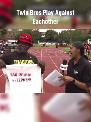 A post by @tykeracarter on TikTok caption: Divine timing does exist in sports ✨ One of my favorite stories and reports from this szn #footballreporter #twinbrothers #clarkatlanta #hbcufootball