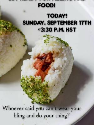 A post by @thejewelryboxbylw on TikTok caption: Join us today at 3:30hst for food ideas and fizzing fun!🤭🍙💍💎🦄#fyp #thejewelryboxbylw💎 #islandgirls🌺♥️ #pineappleprincesses🍍👑 #sisters💞 #musubispam