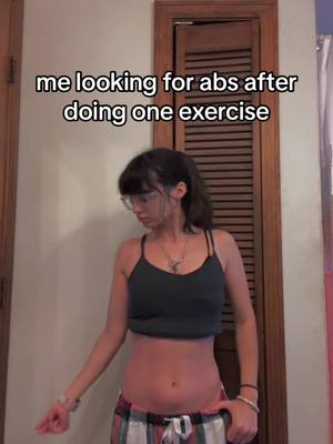 A post by @kickeydee on TikTok caption: where they at #fyp #foryou #funny #abs #exercise