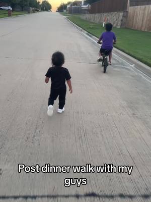 A post by @janettrubioc on TikTok caption: Post dinnee walk trying to meet our steps goal