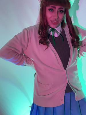 A post by @marble_souda.cos on TikTok caption: I hope this flops /srs 🙏🏼🙏🏼 #ddlc #sayoricosplay #sayori #sayoriddlc #ddlccosplay #sayoriddlccosplay #dokidokiliteratureclub #dokidoki #dokidokiliteratureclubcosplay #monika #monikaddlccosplay #monikacosplay #monikaddlc #sayonika #sayonikaddlc