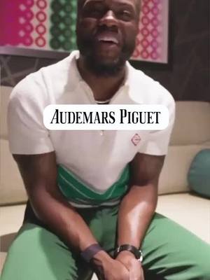 A post by @imkevinhart on TikTok caption: Give it a try! There’s no wrong way to say Audemars Piguet 🗣️ #AudemarsPiguet @audemarspiguet 