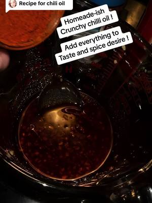 A post by @lyricalashawn on TikTok caption: Replying to @Dariz Cruz homeade-ish cruncy chilli oil ! Super easy and its versatile #crunchychillioil #viral #fyp