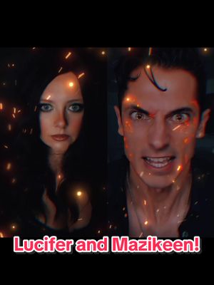 A post by @natasha_verna on TikTok caption: #duet with @TYLER JAMES Lucifer and Mazikeen. Booktok. Acting. #BookTok #cosplay #blowthisup #voiceeffects #TrendTok #bookstotvseries #bookstotv #duetwithme #duetme #lucifermorningstar #lucifer #lucifernetflix #luciferedits #luciferandmaze #luciferandmazikeen #mazikeen #acting #actorsoftiktok