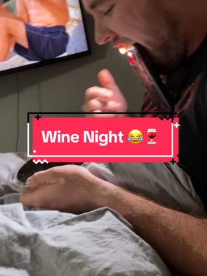 A post by @youvegoattobekiddingfarm on TikTok caption: Wine night always brings out his best brain cells 🍷😂😂😂😂