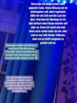 A post by @story._.deutsch._0 on TikTok caption: Vielleicht kommen einfach in der Zwischenzeit irgendwann mal andere Art von Videos oder so, aber warscheindlich nicht mehr wirklich Storys in diese Art. -Ich bitte um verständnis- 💕🫶#umfrage #verständnis #storypause #imsorryguys 