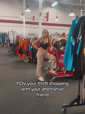 A post by @kaiya2cool4school on TikTok caption: I can never find anything 😔😔😔😔 #fyp #fy #thift #shoping #thriftstore 