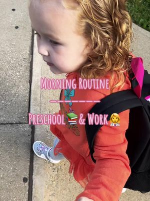 A post by @patience_riley on TikTok caption: Week Day Morning Routine ; Preschool 📚 and Work 👩‍⚕️ #morningroutine #morninginthelife #morningvlog #morningschoolroutine #schoolroutine #workroutine #morningroutinewithatoddler #offtopreschool #offtowork #MomsofTikTok #momtok #workingmom #ditlofamom #toddlerlife #toddlersoftiktok #grwm #grwmroutine #getreadywithus #fyp