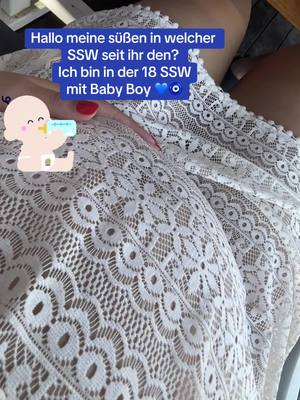 A post by @kuubii_ on TikTok caption: In welche woche seit ihr den meine lieben? #ssw #ssw18 #babylove #babyboy #schwangerschaft #februarybaby #foryou #foryoupage #fy #fypシ゚viral #foryourpage #momlife #baby #fypage #ersteskind 