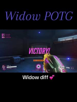 A post by @jadajabami on TikTok caption: Widow diff always #widowmaker #widowdiff #viral #overwatch2 #overwatchclips