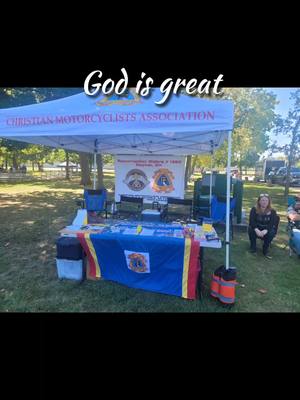 A post by @ladeanaharker on TikTok caption: #CapCut #christianmotorcycleassociation #worshipmusic #blessingsonblessings #memories💫❤️ #fyp #mytiktokfamily Revival in the park Englewood ohio