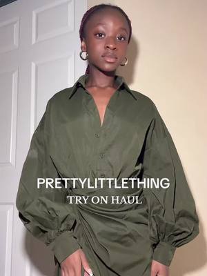 A post by @aliciamhangoofficial on TikTok caption: plt try on haul! @prettylittlething #classofplt #plt #pltstudentambassador #plthaul #prettylittlething #prettylittlethinghaul #clothinghaul