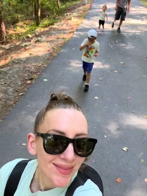 A post by @marissa.charlotte1 on TikTok caption: Take a walk with us 🌿#nature #naturevibes #woods #hike #walk #family #Love #kids #explore #adventure #fyp #foryou #foryoupage #following #outside #mom #momlife #vibes #MomsofTikTok #kidsoftiktok #toddlersoftiktok #babiesoftiktok #fun #happy