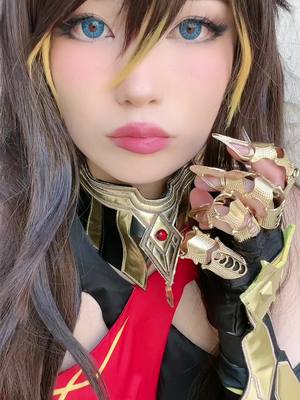 A post by @emiru on TikTok caption: the furry allegations are not looking good 💔 #dehyagenshin#dehyacosplay#genshinimpactcosplay#hoyoversecosplay 