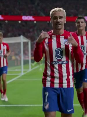 A post by @antogriezmann on TikTok caption: Gooooooooooooool 😀 #LaLigaHighlights #sportstiktok #laliga @Atletico de Madrid @LALIGA 