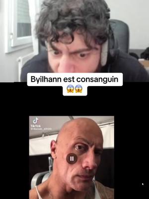 A post by @clipofbyilhann on TikTok caption: Byilhann est consanguin 😱😭 #byilhan #byilhanntwitch #react #tiktok #tupreferes