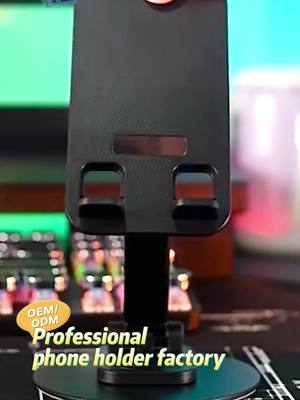 A post by @.phoneholder on TikTok caption: We are a professional phone holder manufacturer. With modern factory and production equipment, to provide you with OEM/ODM services. #phone #phoneholder #fyp