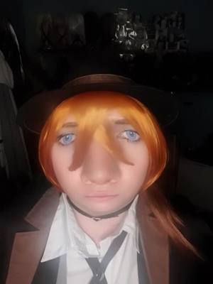 A post by @vanessa_lilith on TikTok caption: #chuuyanakahara #bungoustraydogs #animegirl #cosplaygirl #otaku #weeb #fyp #anime #cosplay #duett #trsnsition @<コスプレ_ 暮らし>