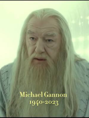 A post by @harrypotter9807 on TikTok caption: We will miss you so much. #ripmichaelgannon #Hogwarts #ForYou