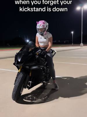 A post by @vanessabrianna_ on TikTok caption: im just a girl🤷🏼‍♀️  #throttletherapy #yamahar6 #bikergirl #biketok #motorcycles 