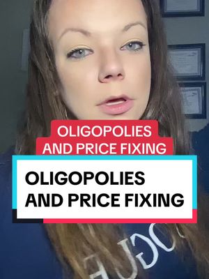 A post by @thatlesbianlawyer on TikTok caption: Oligopolies don’t only cause inflation. They also result in significant social and economic disparity, threatening small business, smaller players attempting to enter markets, and a general sense of democracy. #antitrust #economics #amazon #corporate #LearnOnTikTok #foryou #fyp #ftc #monopoly 