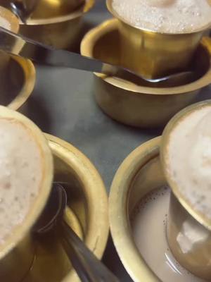 A post by @keila_ranvi on TikTok caption: Ready to be served filtered coffee #filtercoffee #madrascoffee #dosabhavan #sriperiyavadosabhavan #vancouverfoodie #surreyfoodie #northamerica #surreyrestaurant 