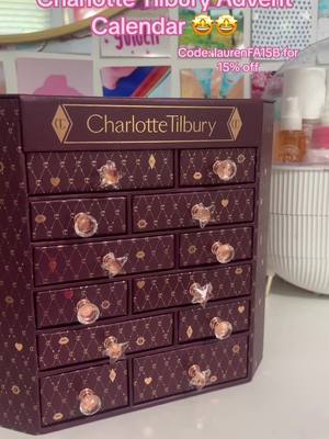 A post by @lauren..alyssa on TikTok caption: The best advent calander ever!!! 💗 #charlottetilbury #ad #magicbeautystars #foryou #adventcalander #sephora 