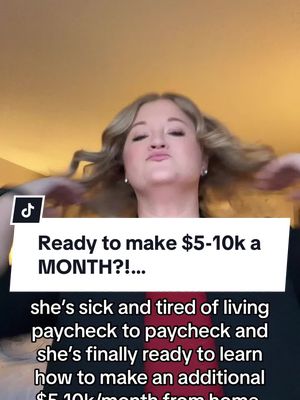 A post by @comeaffiliatewithgabby on TikTok caption: Are you sick of living paycheck to paycheck? I know I was…. So I took matters into my own hands and learned a side hustle that has generated me over $25k!  If you wanna learn whole check out the link thats in my bio!  #waystomakemoneyonline #affiliatemarketing #howtomakemoneyonline #startaffiliatemarketingtoday #sidehustle #workfromhomejobs #highticketaffiliatemarketingforbeginners 