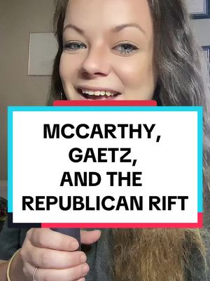 A post by @thatlesbianlawyer on TikTok caption: The call is coming from inside the House. Grab the popcorn. #government #politics #speakerofthehouse #mccarthy #gaetz #democrat #biden #house #foryou #fyp