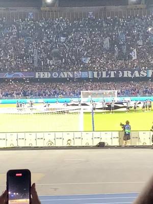 A post by @postfataresurgo84 on TikTok caption: L’urlo del Maradona #stadiodiegoarmandomaradona #forzanapolisempre #neiperte #voliamoneiperte #championsleague #napolireal #napolirealmadrid #emozioni #thechampions