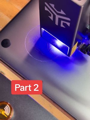 A post by @printitup3d on TikTok caption: Acmer P2 laser engraver [Part2 ] (How to replace laser lens) . . #acmer  #engraveyourlovewithacmer #laserengraving #lasercutting  #acmerp2 @acmerofficial 