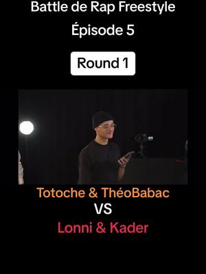 A post by @battle2rap on TikTok caption: #battlederap #rapfreestyle #rapfreestyle #rap #totoche #theobabac #lonni #kader 