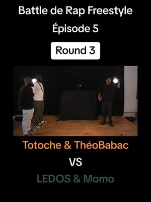 A post by @battle2rap on TikTok caption: #battlederap #rapfreestyle #rap #battlerap #battle5 #LEDOS #totoche #theobabac #Momo #fyp #pourtoi 