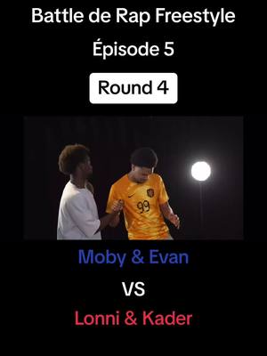 A post by @battle2rap on TikTok caption: #battlederap #rapfreestyle #rap #battlerap #battle5 #evan #lonni #kader #moby #fyp #pourtoi 